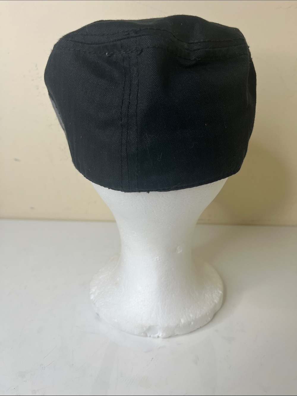 Billabong Black Y2K-era Cadet Aesthetic Cap with Gray Floral Stitching size M/L - Picture 6 of 6